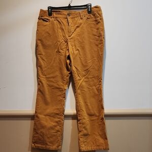 Women's Straight Leg Corduroy Pants in Tan